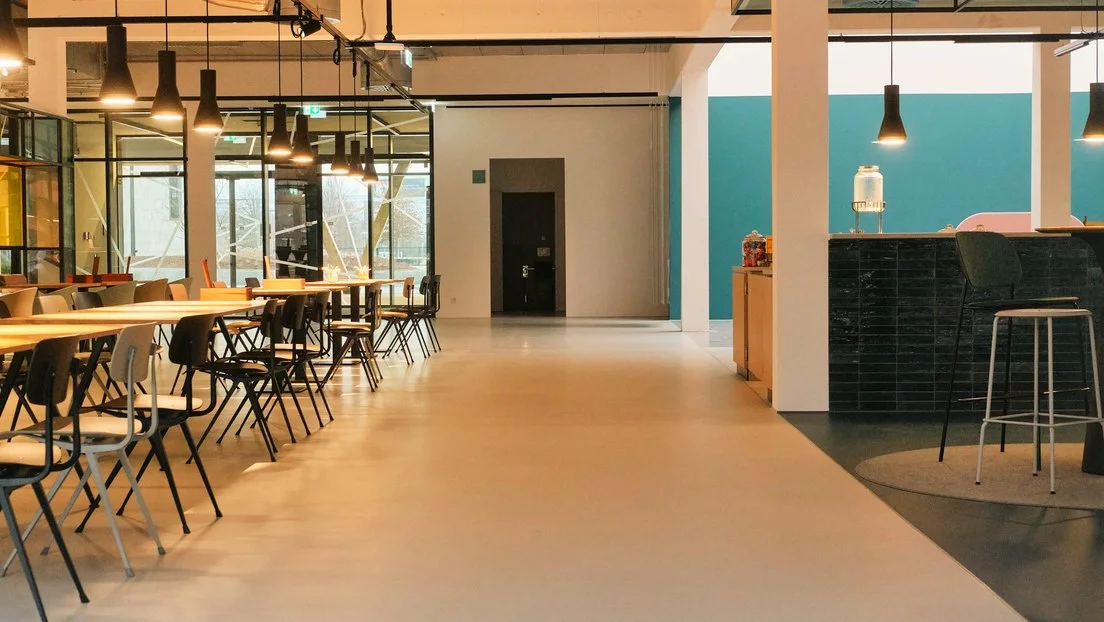 An office floor